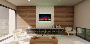 Modern TV fal