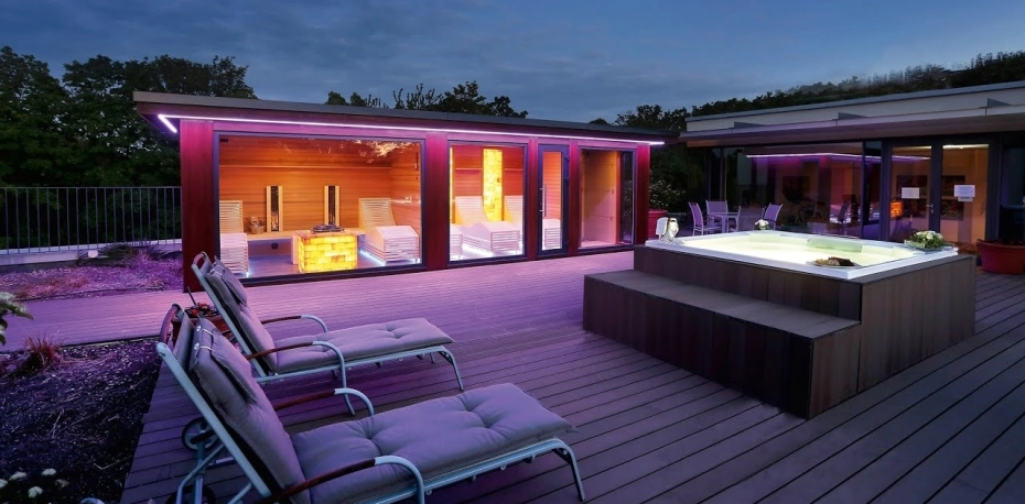 Kültéri szaunaház - szervezettség, átgondoltság, hatékonyság